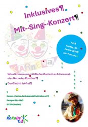 Inklusives Mit  Sing  Konzert